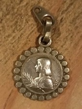 Médaille Religieuse Ancienne Ste Jeanne D'arc Rouen Domremy Orléans 