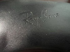RAY-BAN Étui Rigide Noir Pour Lunettes Fodero Astuccio Aviator Et Wayfarer