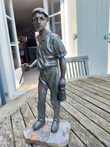 Mineur mine statuette - mineur, de