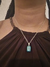 Collier Au Pierre naturel Au Cristal De Quartz