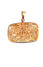 Pendentif en plaqué or -
