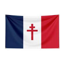Drapeau france libre 3x5 fts - france,