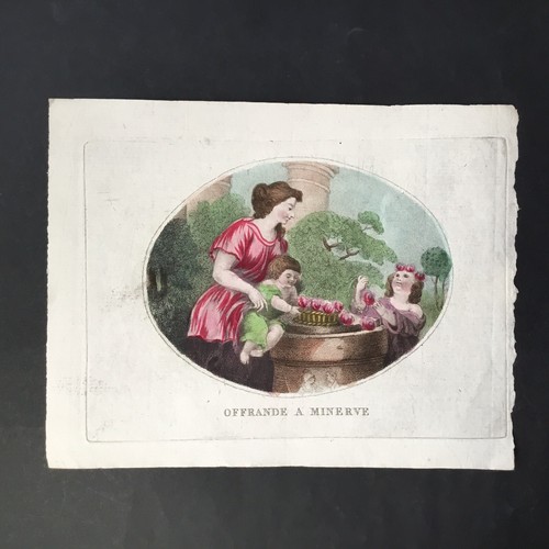 Gravure début xixe offrande - début,