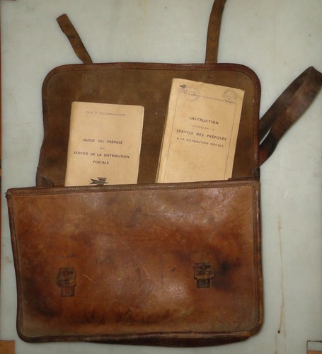 Superbe sacoche cuir facteur - cuir,