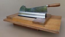 Ancien coupe trancheuse à