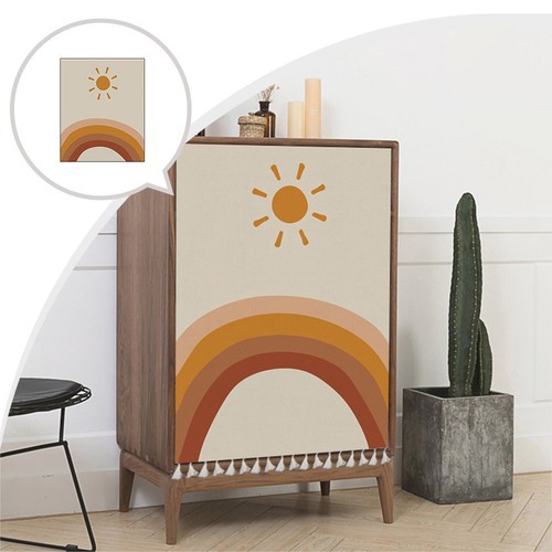 Rideau armoire cuisine - rideau,