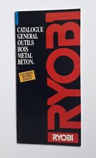 Catalogue  RYOBI  JARDIN OUTILS/OUTILS BOIS METAL BETON - 1990