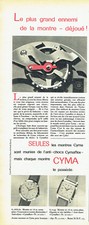 Publicité Advertising 107  1955  la montre Cyma  cymaflex