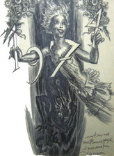 Albert Decaris. Estampe Signé. l'Année 1974.