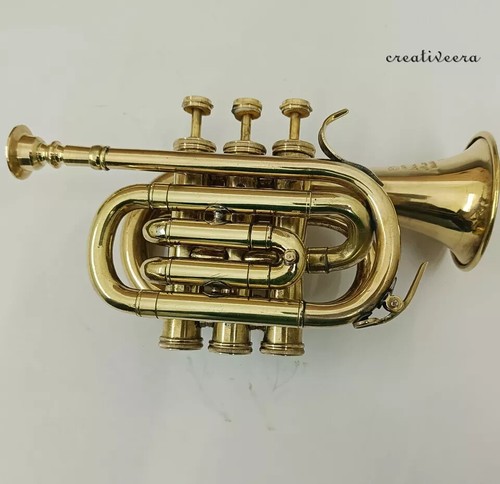 Ancienne trompette poche - trompette, de