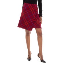 Burberry Wool Plaid-Check Kilt