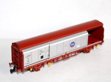 ELECTROTREN HO 1480 WAGON COUVERT A PAROIS COULISSANTE DE FRET, TRANSFESA RENFE