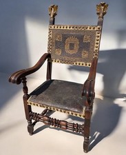 Rare Fauteuil D’apparat XVII