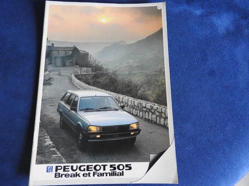 Catalogue peugeot 505 break - catalogue, &