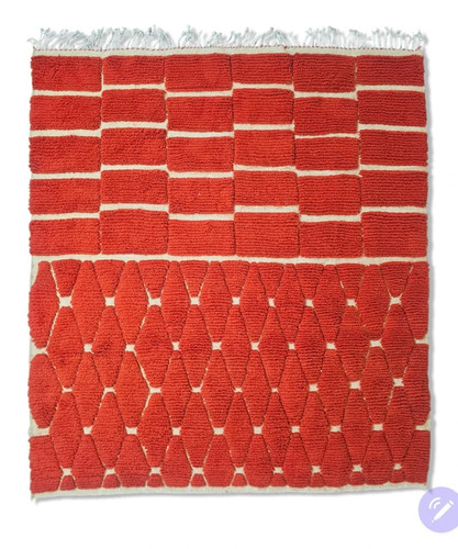 Tapis laine berbère - laine,