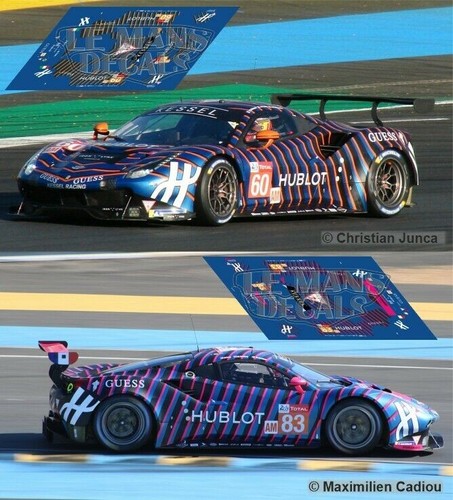 Décal ferrari 488 - gte, mans