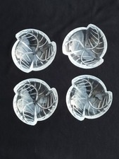 lot de 4 coupelles cristal