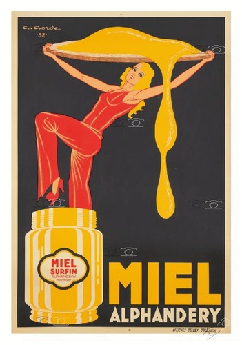 Publicité miel alphandery - publicité,