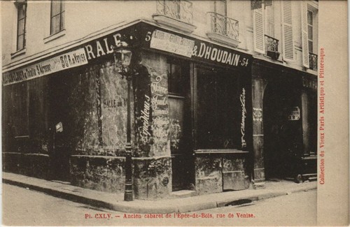 Cpa paris rue venise - 4e,