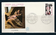 enveloppe 1er jour  la lutherie    75 Paris et 88 Mirecourt   1979
