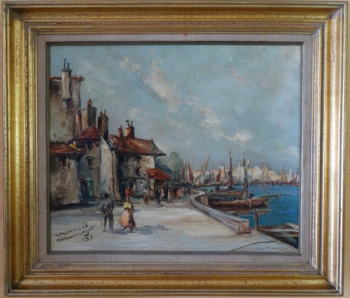 Tableau huile sur toile - , signé