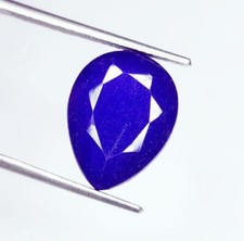 Pierre précieuse en vrac 8,60 ct saphir bleu naturel certifié non chauffé pie...