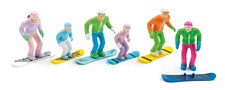 Jaegerndorfer JaegerndorferJC54300 6 Pieces Standing Figures with Head Snowboard