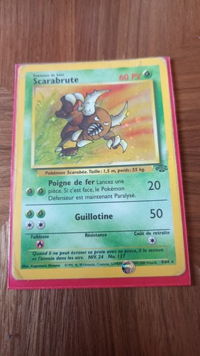 Carte pokémon scarabrute - carte,