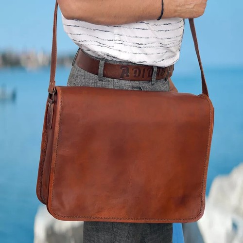 Sacoche cuir véritable - sacoche,