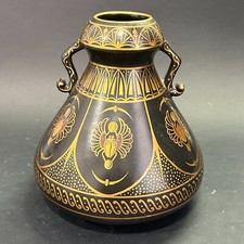 Vase art déco en Faïence de Tours signé Pinon-Heuzé