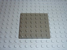 Plaque LEGO OldDkgray plate 6