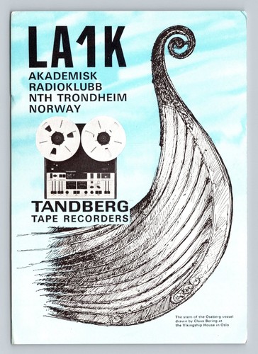Ham radio qsl la1k - qsl,