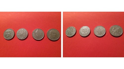 Pieces 5frf nickel - pieces,
