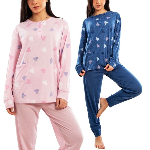 Pyjama femme long - pyjama,