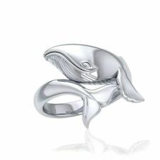 Bleu Baleine Bague 925 Argent