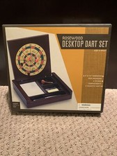 Rosewood Desktop Dart Set