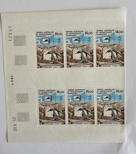 TAAF 1993 1 COIN DATE  MNH ** 6v YT PO 180 Coin Date 25091992 Manchot