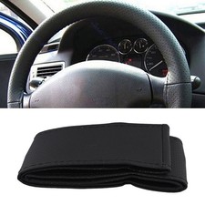 1PC Simili Cuir DIY Voitures Housse De Volant Anti-dérapant Protège Pour 37-38cm