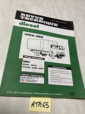 Camion IVECO UNIC 159 NC NR20 U20 U20R U20T Revue Technique Diesel Automobile