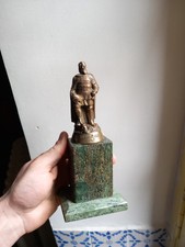Statuette bronze Oleg de Kiev Le Sage socle amazonite?