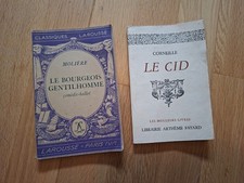 Le Bourgeois Gentilhomme Molière + Le Cid Corneille / Classiques larousse