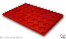 Plateau de rangement en plastique rouge satiné (400 capsules) Lot de 10 plateaux