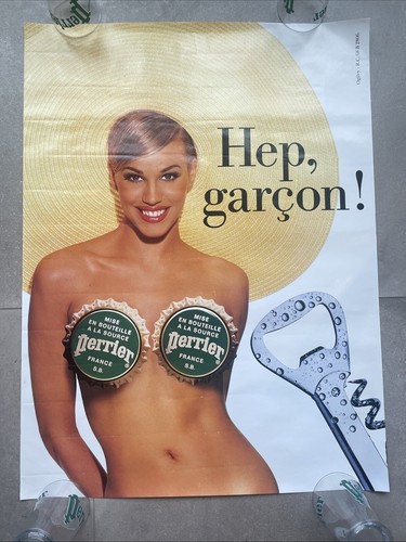 Affiche originale perrier - perrier, "
