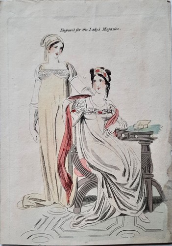 Deux robes gravure pour the - deux,