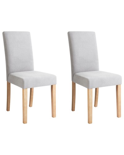 Lot chaises tissu gris - lot, en