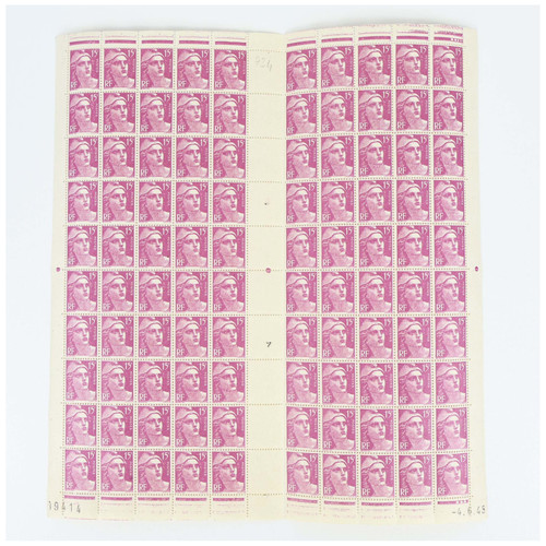 Feuille complète france de - feuille,