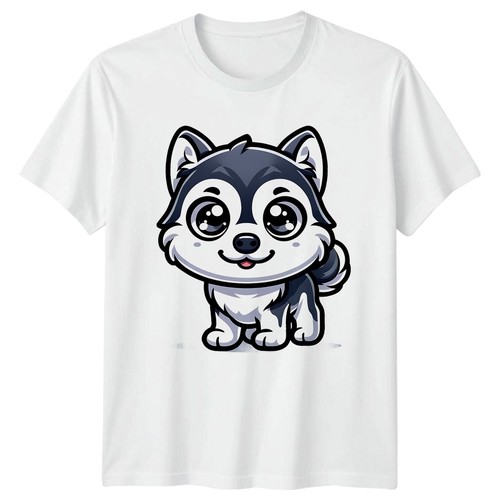 Shirt mignon husky chiot - t-shirt,