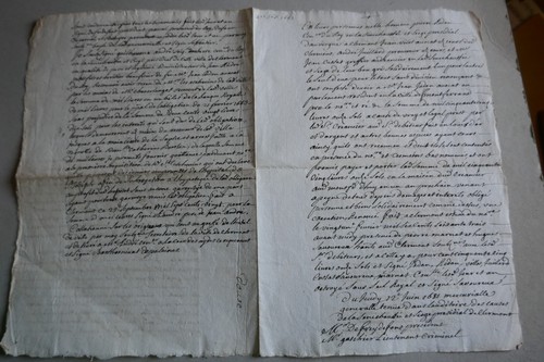 1663 document auvergne - document, p