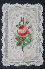 Image pieuse  dentelle canivet