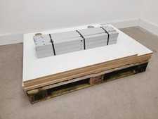 4 X Plateaux De Table Blanc Mobili Office - 120 X 80 X 3Cm & 100 X 80 X 3Cm